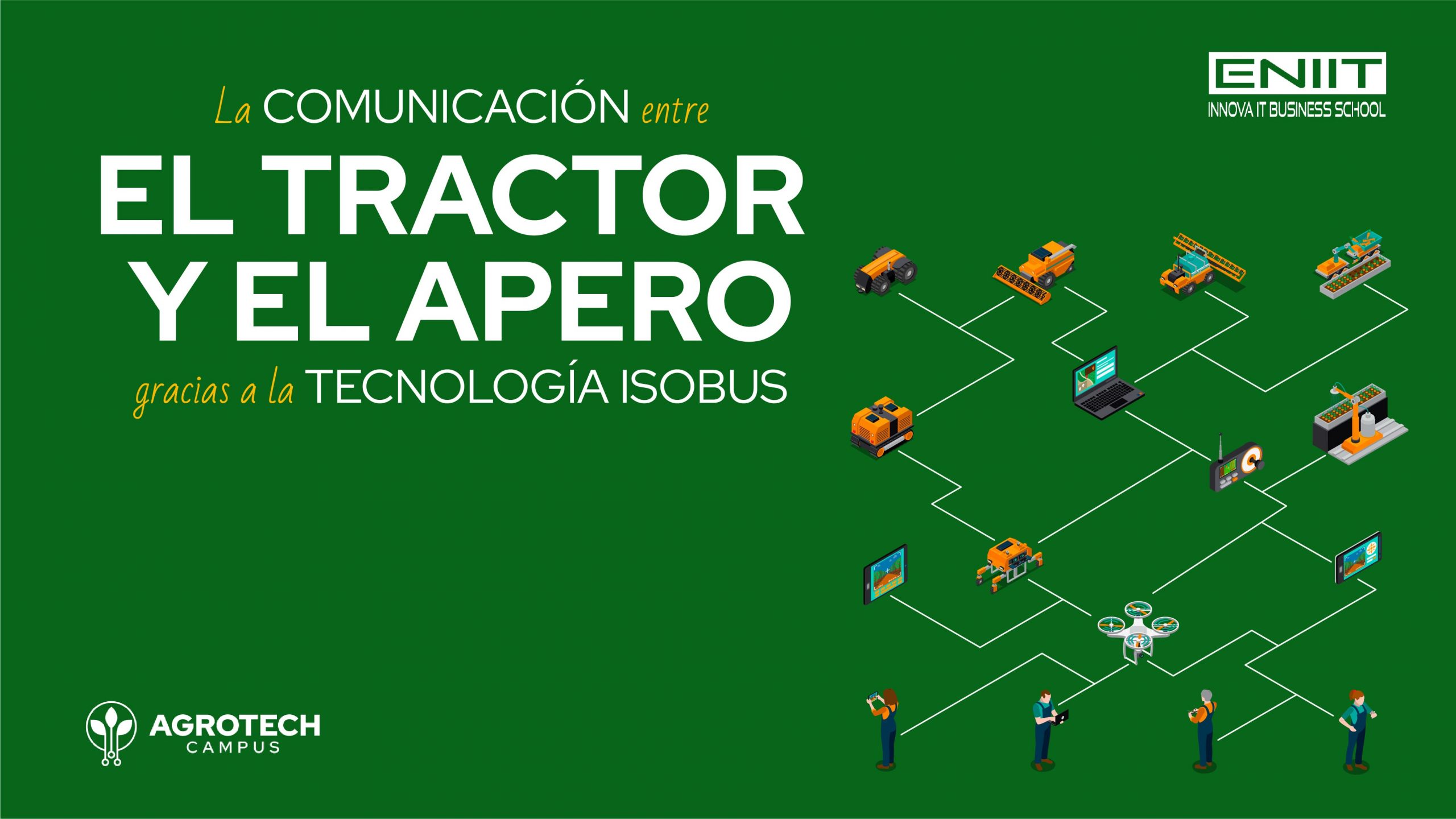 La comunicación entre el tractor y el apero gracias a la Tecnología ISOBUS