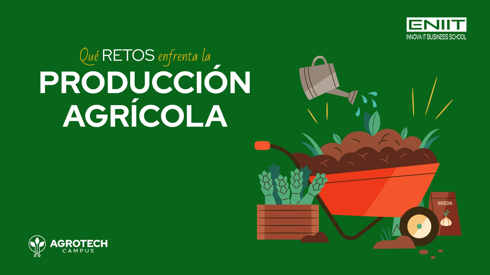 Qué retos enfrenta la producción agrícola