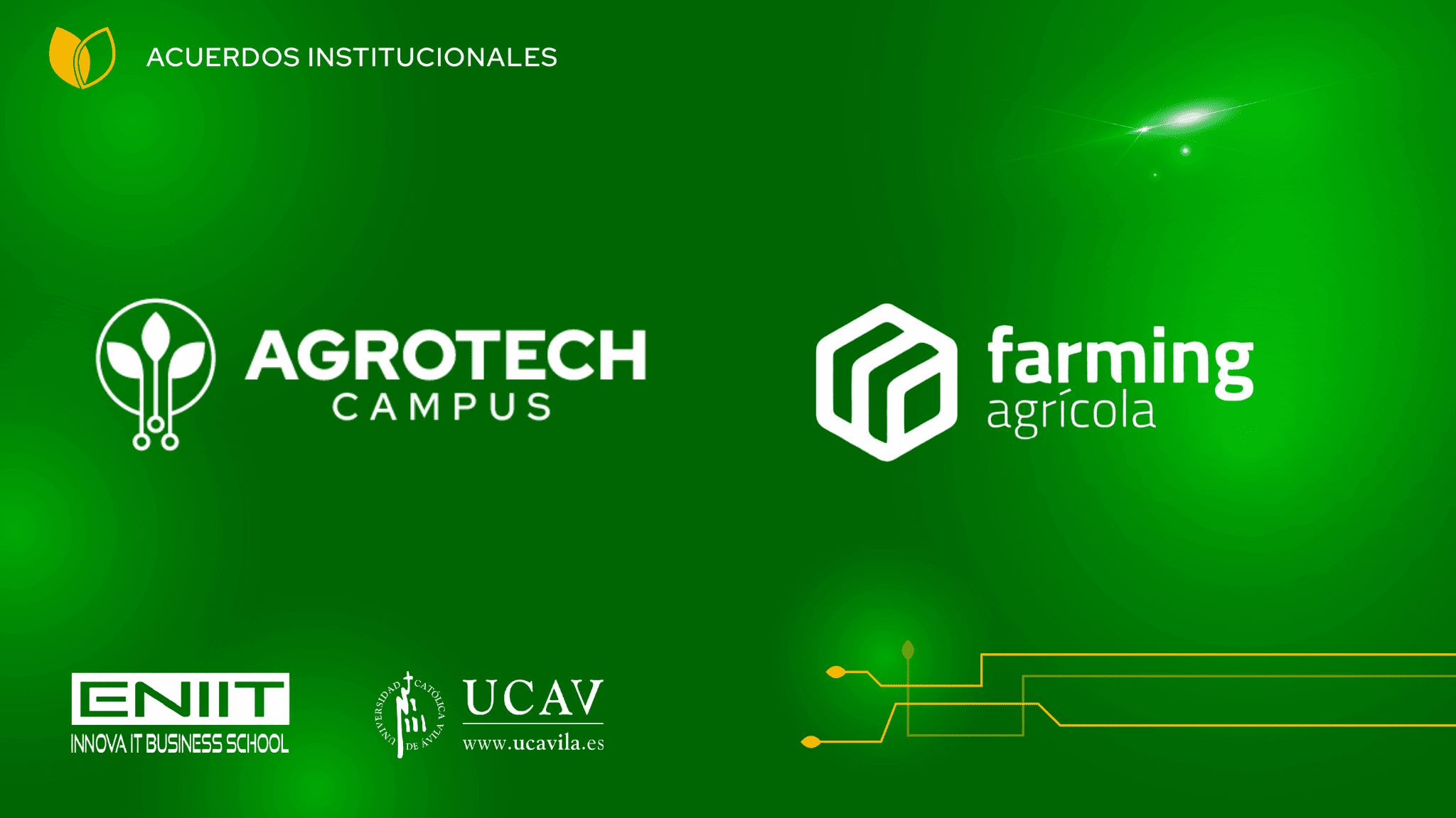 acuerdo colaboración agrotech campus y farming agricola