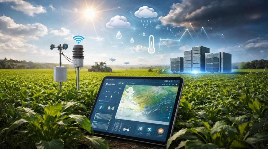 Sistema de alerta climática agrícola