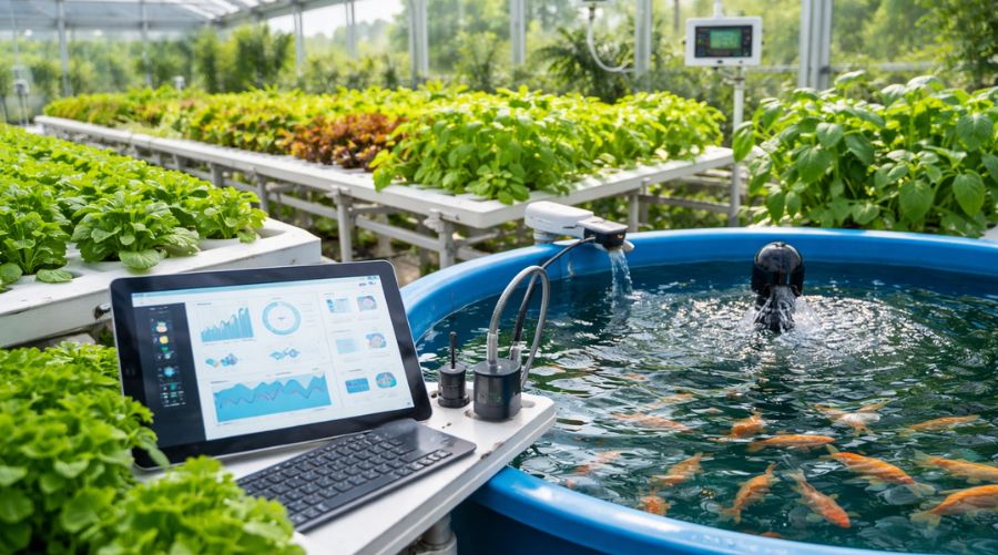 Qué tecnología utilizan los sistemas de cultivo acuapónico