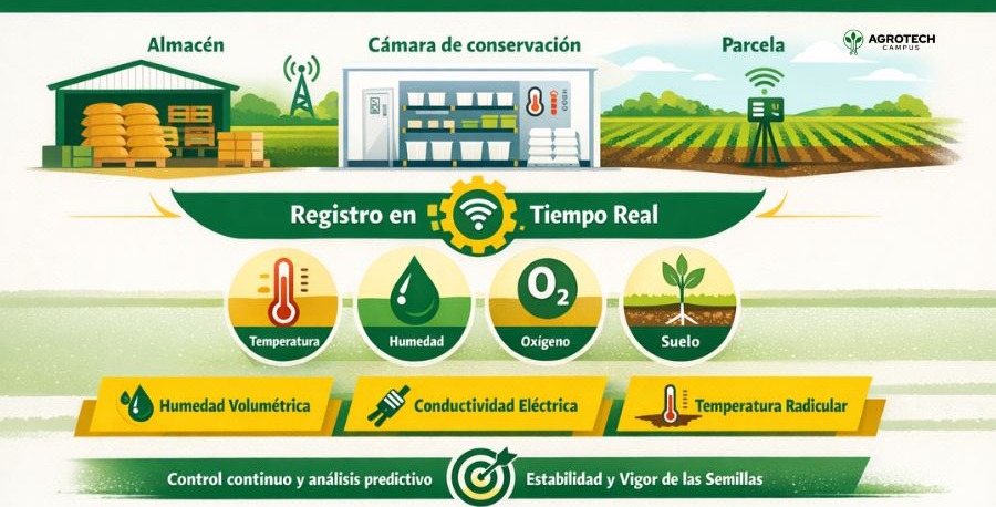 monitoreo de semillas captados con IoT