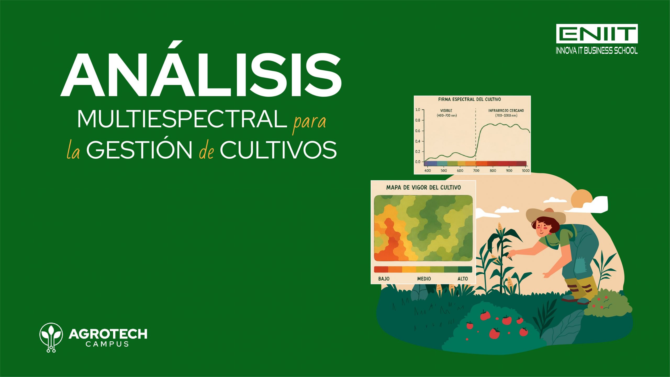 Análisis multiespectral para la gestión de cultivos